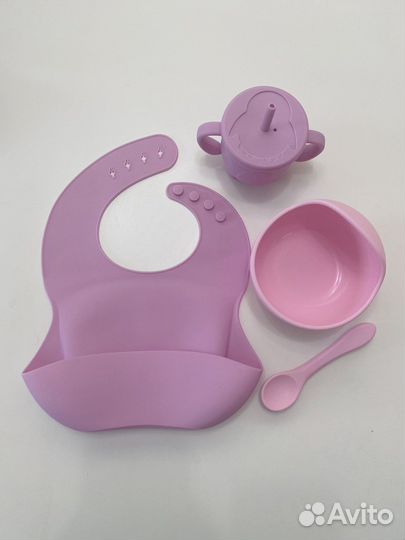 Детская силиконовая посуда