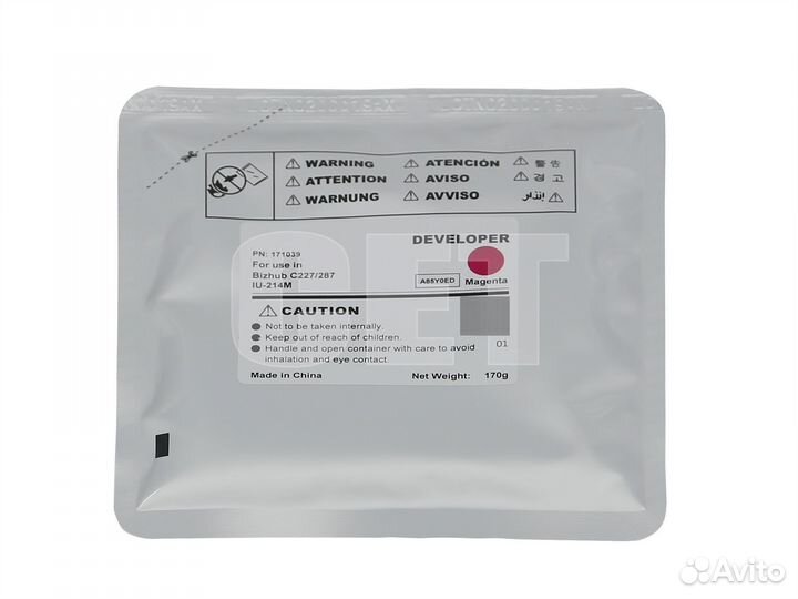 Девелопер IU-214M для konica minolta Bizhub C227/C