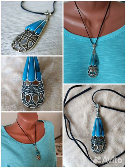 Бижутерия, кольца, кулон, бусы, подвеска