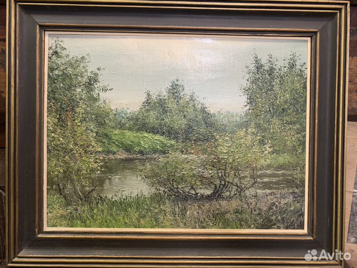 Картина маслом на холсте. 93г