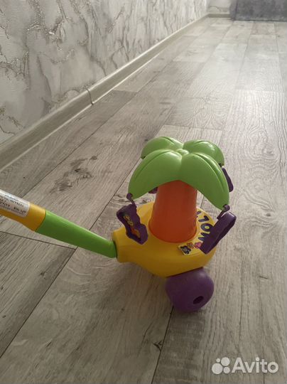 Игрушка каталка пальма Полесье с ручкой