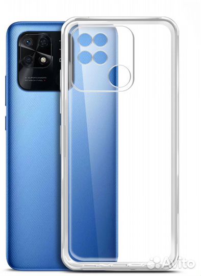 Силиконовый чехол для Xiaomi Redmi 10C с защитой б