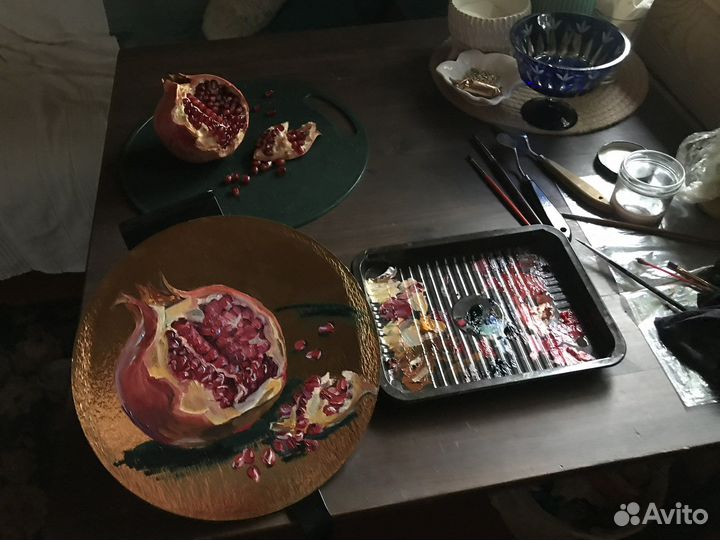 Картина маслом «Гранат»
