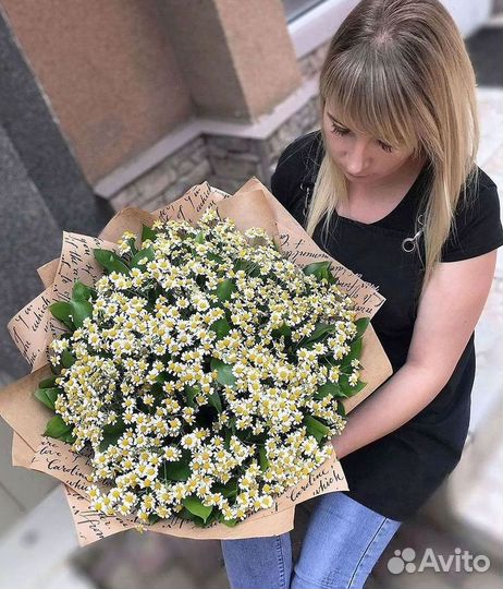 Букеты ромашек