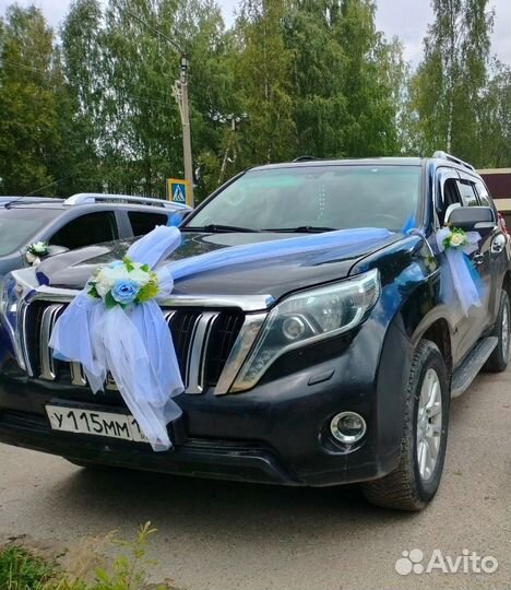 Свадебные украшения на машину