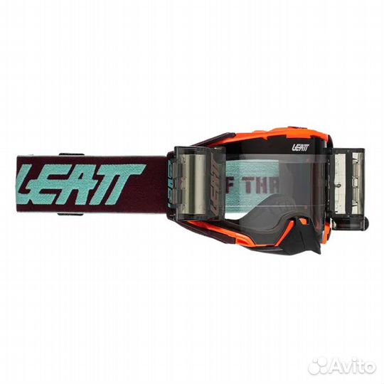 Очки Leatt Velocity 6.5 Roll-Off Neon Orange Clear