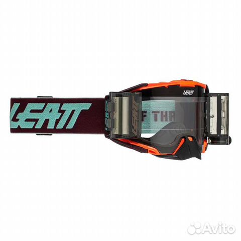Очки Leatt Velocity 6.5 Roll-Off Neon Orange Clear