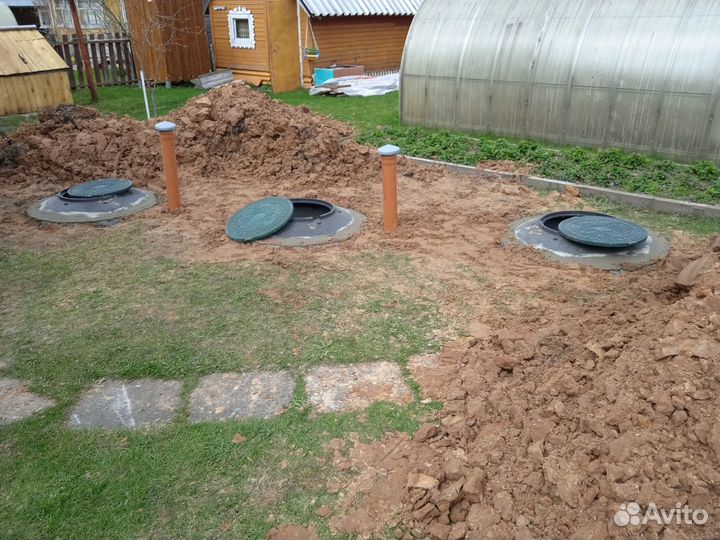 Септик из бетонных колец