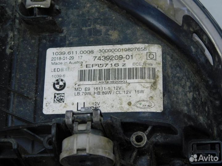 Фара левая BMW 5-Series/M5