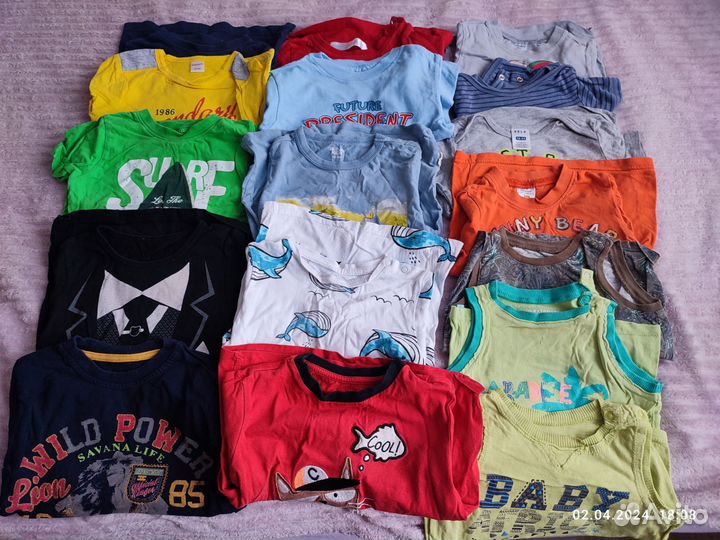 Вещи на мальчика 74-116