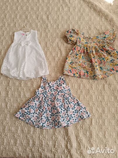 Платья для девочки 74-80