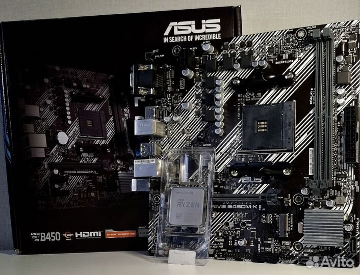 Комплект AM4 B450 / Ryzen 5 3600