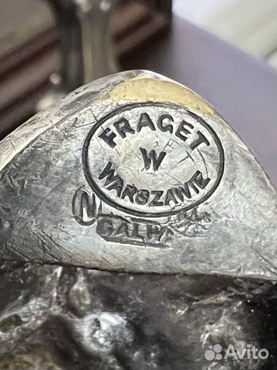 Старинные подсвечники Фраже серебрение