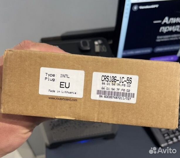 Коммутатор оптический Mikrotik CRS-106-1C-5S