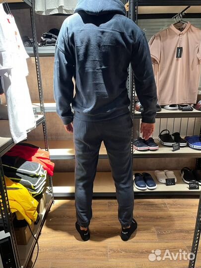 Флисовый костюм мужской темно-синий 48-52
