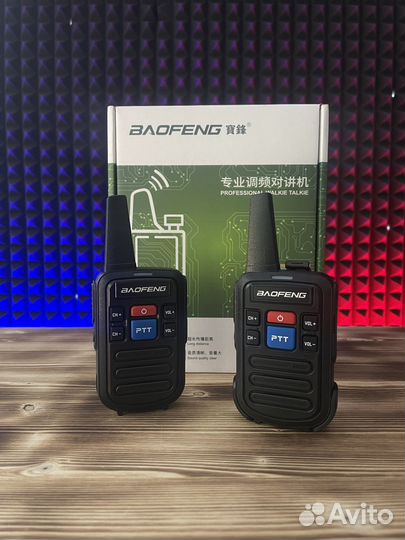 Комплект раций 2шт Baofeng BF-C50 зарядка type C