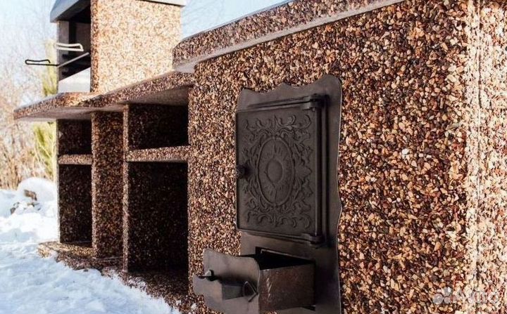 Печь под казан барбекю