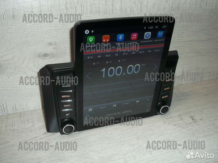 Магнитола УАЗ Патриот Android в стиле Tesla