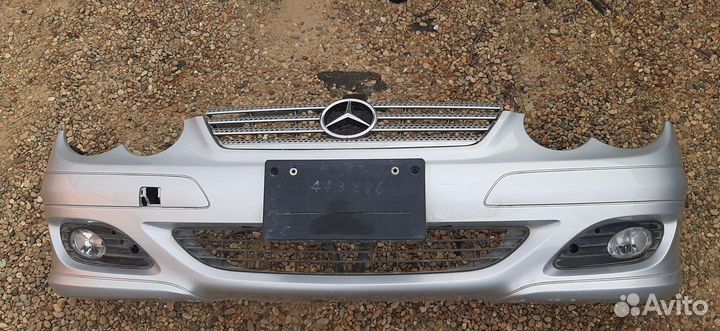 Бампер передний Рест Mercedes C-Class W203 купе
