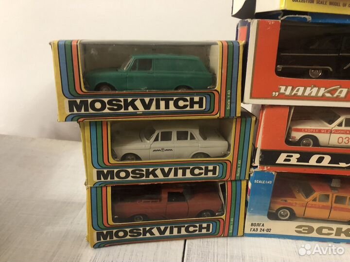 Модели автомобилей 1:43 СССР