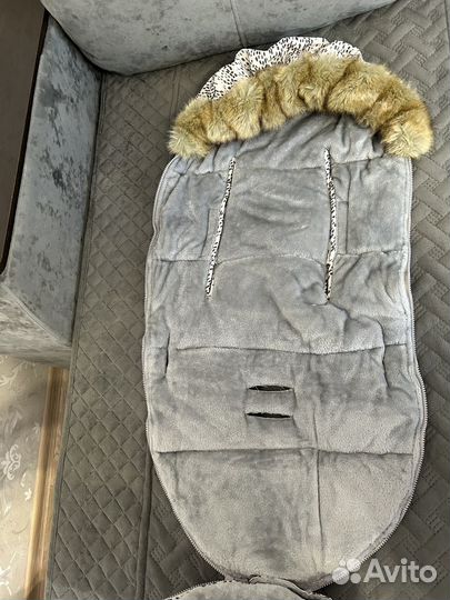 Зимний кокон в коляску/санки