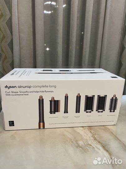 Стайлер Dyson airwrap complete long бронза никель