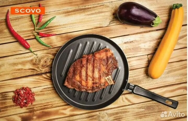 Сковорода-гриль Scovo super grill
