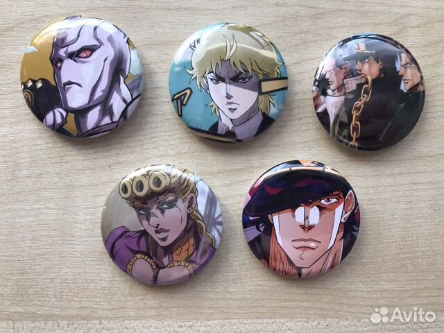 Значки джоджо JoJo