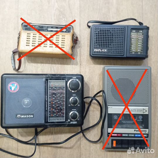 Радиоприемники: кварц 408, Mason