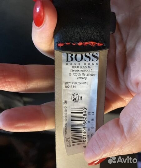 Ремень Hugo boss, кожа, оригинал, Германия