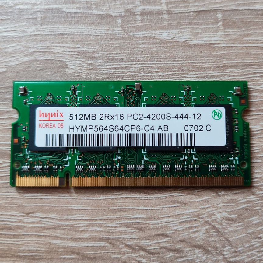 [PC2-4200S-444-12] 512mb 533 Mhz Ddr2 Sodimm Hynix