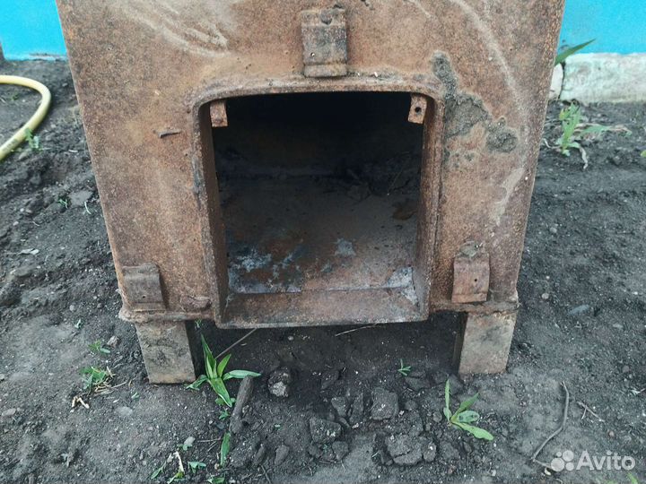 Печь чугунная под казан