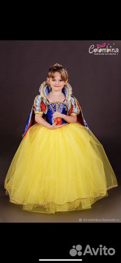 Новогодний костюм Белоснежки детский