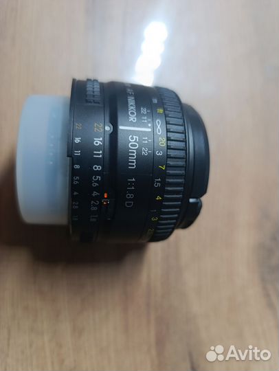 Объектив Nikon AF Nikkor 50 mm f/1.8D