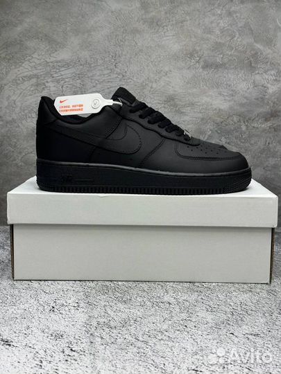 Кроссовки Nike Air Force 1 Black (36-45)