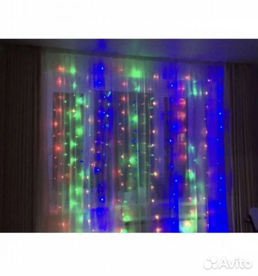 Гирлянда штора 2:2