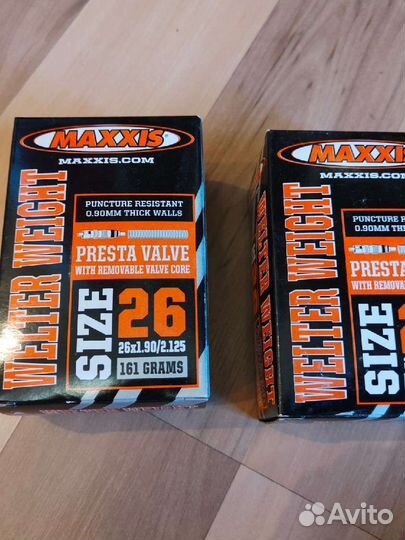 Велокамера Maxxis Welter Weight 26x1.90/2.125