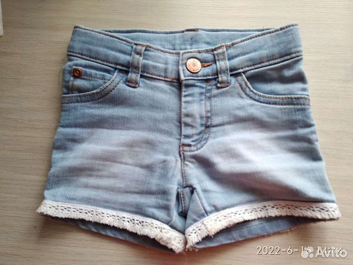 Шорты джинсовые
