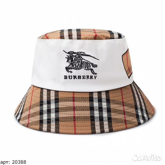 Панама burberry белая