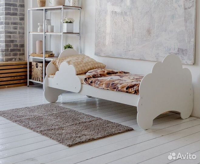 Детская кровать от 3 лет с бортиками