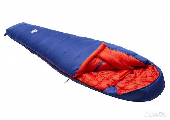 Спальник Trek Planet Bergen синий (Правый)