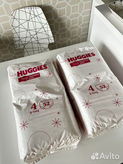 Подгузники трусики huggies 4, 9-14 кг, 90 шт