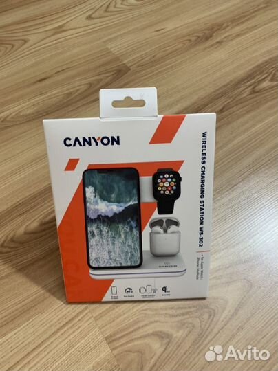 Беспроводное зарядное устройство apple от Canyon