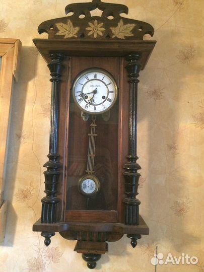 Старинные часы Лерой Париж 1892г