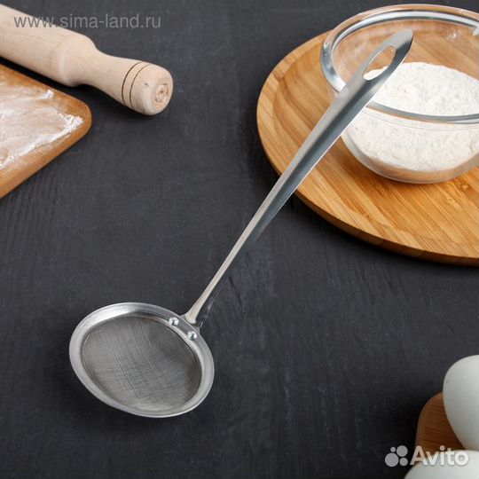 Сито для снятия пены Доляна «Металлик», 247,5 см