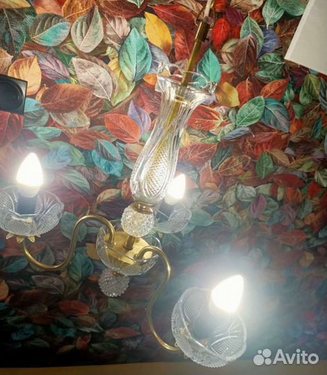 Люстра хрустальная винтаж СССР