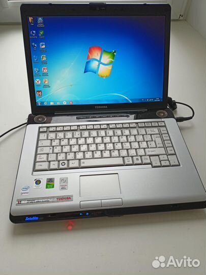 Toshiba Satellite A200 Core2Duo/4Gb озу/128Gb SSD
