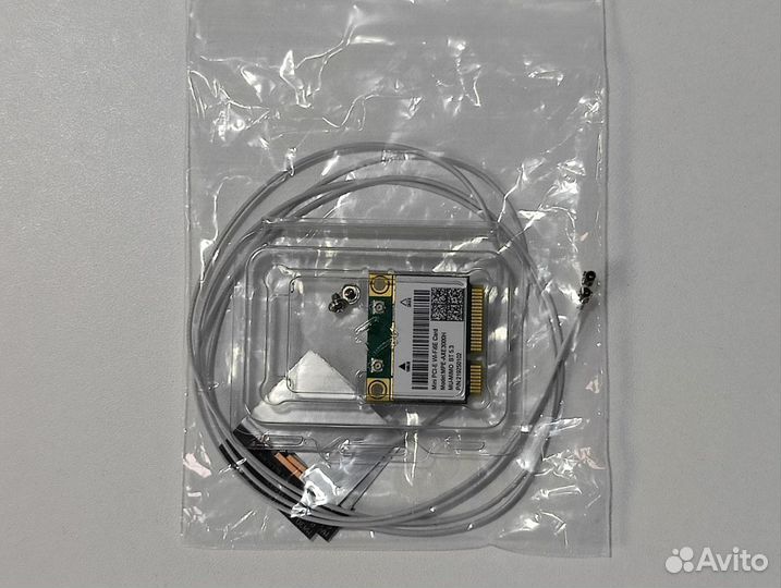 Адаптер Wifi 6E + BT5.3 mini pci-е Intel AX210HMW