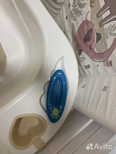 Ванночка детская с горкой и пеленальная доска
