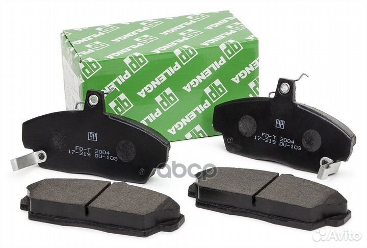 Колодки тормозные дисковые перед, прав, лев